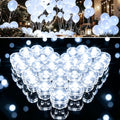 Mini Flash Diamond Balloon Lights - 24 White LED Party Decor Set