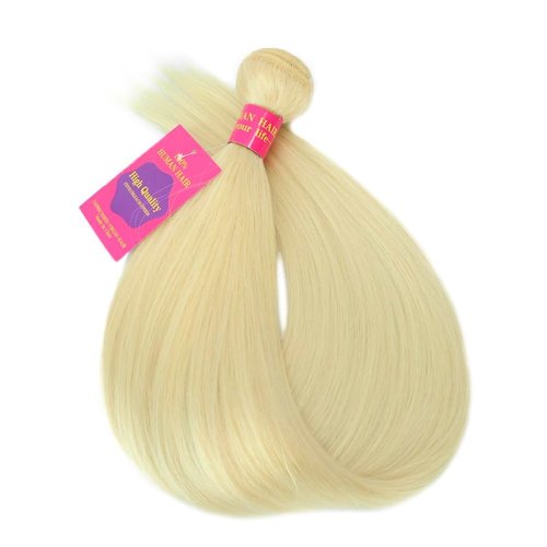613 Bundles Human Hair 16 Inch 14A Grade Brazilian Virgin Human Hair 100g Bundles 1 Bundle Blonde Weave bundles