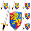 12 Pcs Medieval Knight Inflatable Sword and Shield Set - Prince Party Favors, Cosplay Accessories – Variation of THIS listing