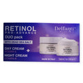 Delfanti-Milano • RETINOL PRO-ADVANCE • Anti-Aging DUO pack • Day + Night Creams • Face and Neck Moisturizers with Dead Sea Minerals and Vitamins E and B • Made in Italy