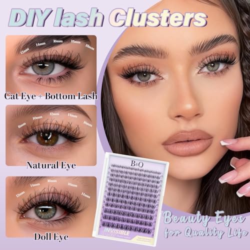 Spider Breeze Lash Clusters - Kim K Style D Curl Eyelash Clusters (Variation of Spider Lash Cluster)