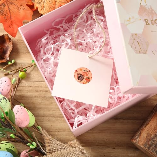 Thanksgiving Round Sticker Set - 500 Decorative Envelope Seals for Parties