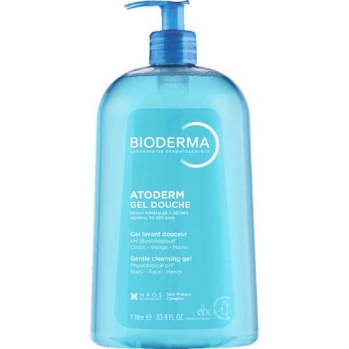 Bioderma Atoderm Hydrating Shower Gel - Moisturizing Cleanser for Normal to Dry Sensitive Skin