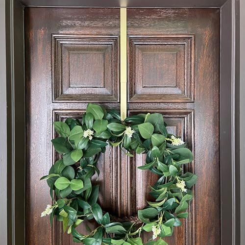 Textured Gold Adjustable Wreath Hanger - Top & Length Adjustable Decor