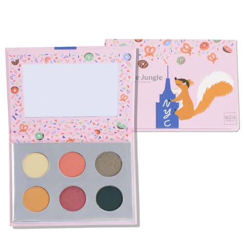M2U NYC Eyeshadow Palette - 6 Pigmented Shades from Nude to Bold | Long-Lasting Colorful Makeup