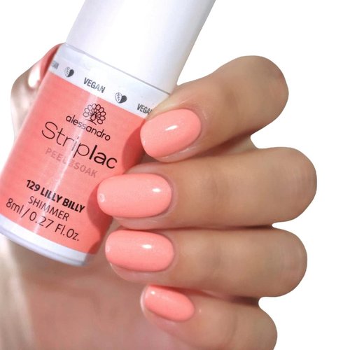 alessandro Striplac Peel or Soak Nail Polish -129 Lilly Billy for Women - 0.27 oz