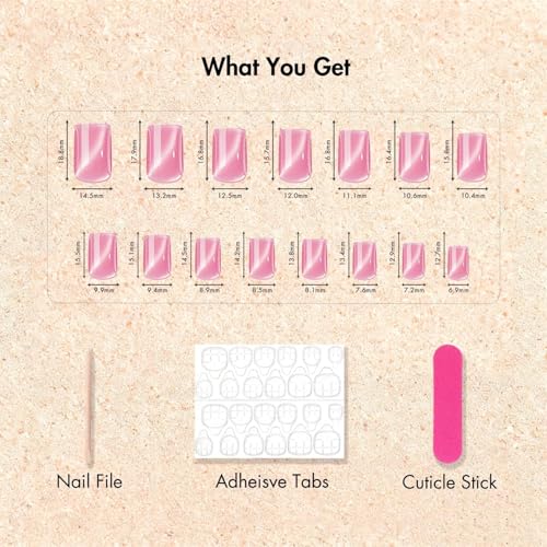 Square Black Teal Cat Eye Press-On Nails Short Glitter Chrome Finish - Reusable 30 Pcs