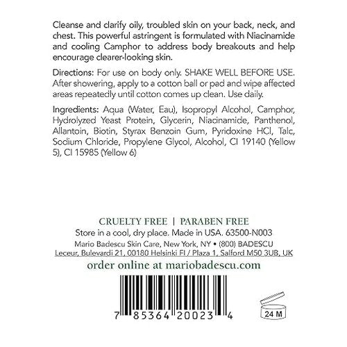 Mario Badescu Body Breakout Kit - A.H.A. Botanical Soap & Cleansing Lotion "O" | Ideal for Oily Skin, 2 Ct.