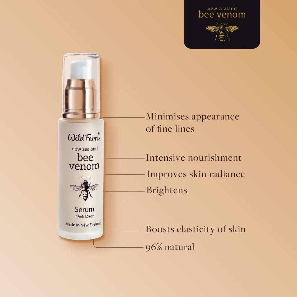 Wild Ferns Bee Venom Serum - Nourishing Manuka Honey Infusion for Radiant Skin