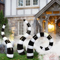 Inflatable Halloween Worm Decorations - Large Yard & Outdoor Decor Set of 3