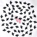 Halloween Nail Charms Black Bat Rhinestones for Nail Art - Variation Black-1
