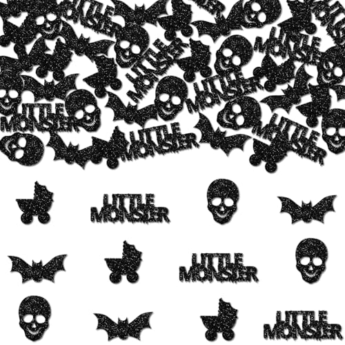 Halloween Baby Shower Confetti 200pcs Gothic Spooky Party Decor Glitter Sprinkles
