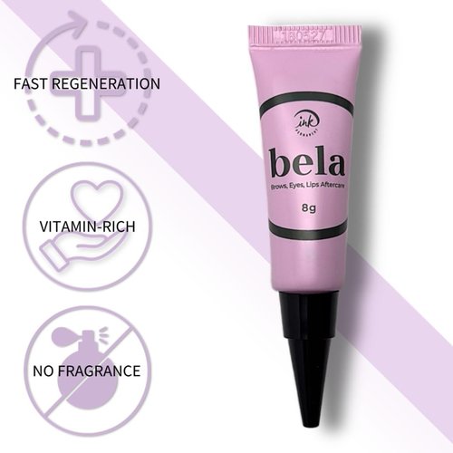 Bela Microblading Aftercare, PMU and Tattoo Healing Cream, Microblading Aftercare Ointment for Tattoo, Brows & Permanent Make Up Procedures, PMU Ointment for Healing, No Smell (5 pack)