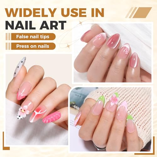Super Nail Glue for Press On Nails - Quick Dry, Strong Adhesion, 5ML*2Pcs - No Lamp Needed