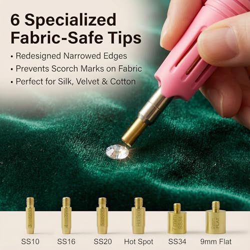 Hotfix Rhinestone Applicator Kit with 5000 Crystals for Clothing & Crafts