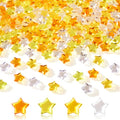 Orange Star Acrylic Vase Fillers - 500PCS Fall Halloween Decor