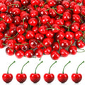 Artificial Cherries for Home Decor - 120 Pcs Foam Cherry Style