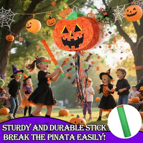 Halloween Pumpkin Pinata Jack-O'-Lantern 16x12 Inch Party Game - Variation of THIS listing