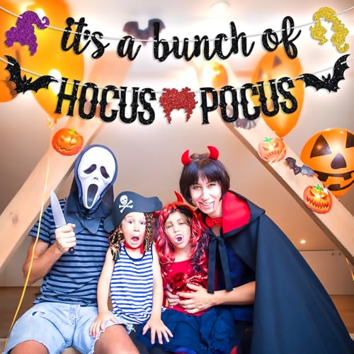 Halloween Banners - It's a Bunch of Hocus Pocus Party Decoration