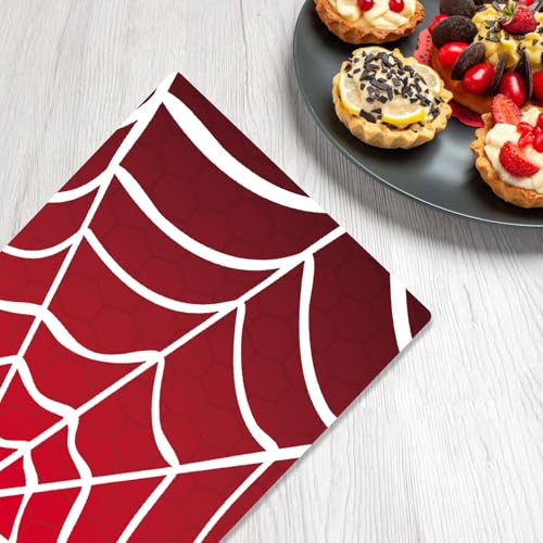 Halloween Spider Web Tablecloth 53x108 Inch Party Decor Outdoor Indoor