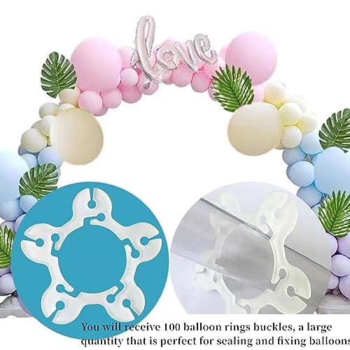 Reusable Balloon Clips for Wedding & Party Decorations - 100 Pack