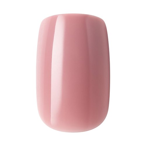 KISS CORE, Press On Nails, Nail glue included, 'Felicity', Pink, Short Size, Squoval Shape, Includes 32 Nails, 2g Glue, 1 Manicure Stick, 1 Mini File