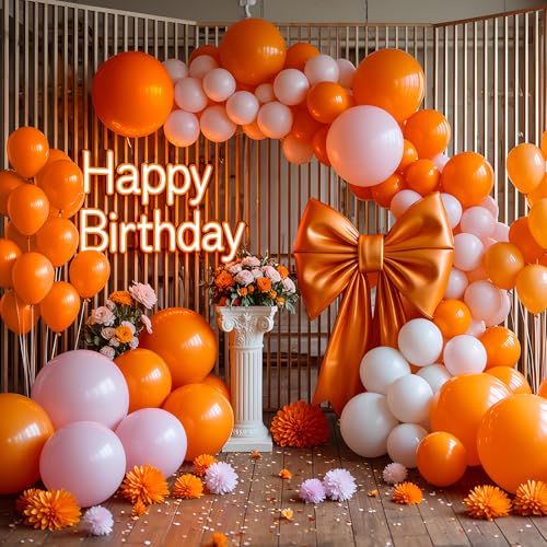 Orange Latex Balloons 100 Pack 12 Inch Party Decorations - Extra Thick
