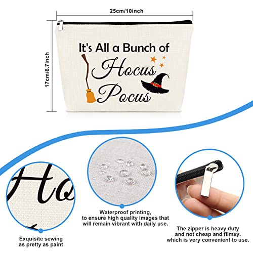 Halloween Witch Makeup Bag - Halloween Witch Style 3 - Gift Cosmetic Pouch for Girls & Women
