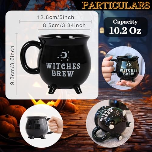 Witch Brew Cauldron Coffee Mug - 10oz Ceramic Halloween Drinkware