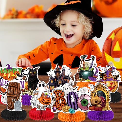 Halloween Centerpiece C-Halloween Centerpiece 01 - 9 Pack Table Decor for Parties
