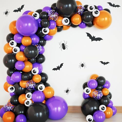 Balloon Arch Kit 140pcs for Birthday Halloween Party Decor Latex Balloons