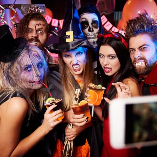 Orange Disposable Plastic Party Cups 12oz Pack of 50 for Halloween & Fall Events - U-Shaped Design
