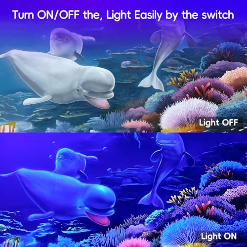 500W Black Light Flood Light - Waterproof UV LED for Neon Parties & Events - 2 Pack