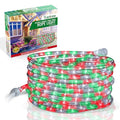 LED Rope Light 24Ft Waterproof Indoor Outdoor Color Variations of Red, Green, White