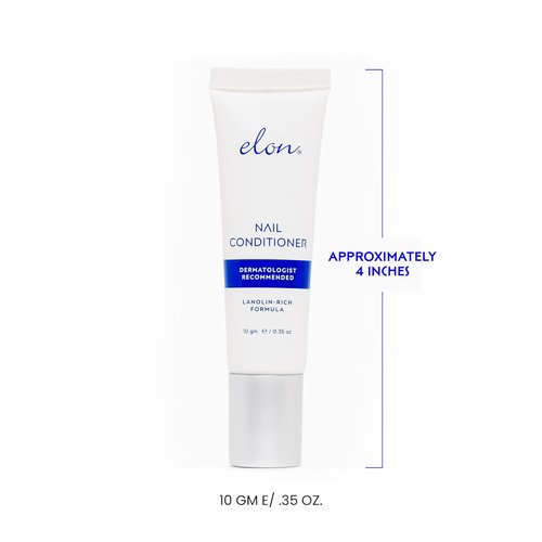 Elon Nail Conditioner - Lanolin-Rich Formula Strengthens and Protects Brittle Nails & Cuticles (10g Tube)