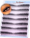 Manga Lash Clusters Spiky 06 - Anime Eyelash Clusters with Bottom Lashes