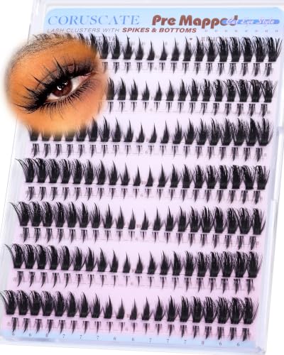 Manga Lash Clusters Spiky 06 - Anime Eyelash Clusters with Bottom Lashes