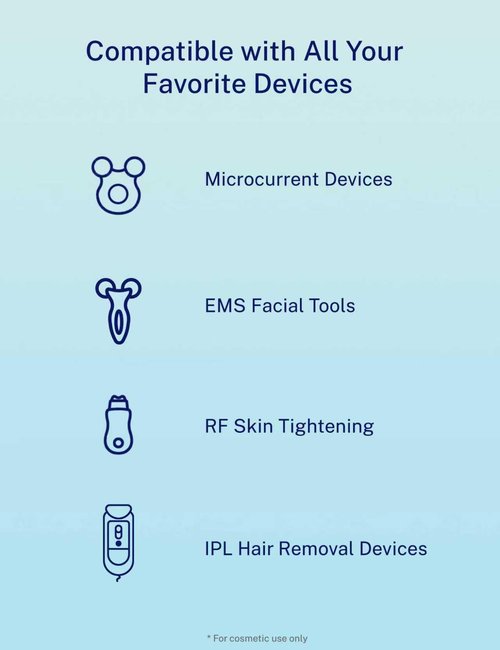KARUNO 10oz Microcurrent Conductive Gel – Hydrating Gel with Hyaluronic Acid & Aloe Vera – Fragrance-Free, Paraben-Free, Non-Irritating – Safe for All Skin Types
