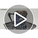 Classic Silver Viking Skull Mug - Pirate Drinkware, 14oz Stainless Steel Coffee & Beer Cup