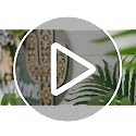 Putuo Decor Cactus Western Aztec Welcome Door Sign 12-Inch Wooden Wreath
