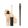 bareMinerals Original Liquid Mineral Concealer - Brightening Dark Circles + Maximum Coverage Brush Bundle