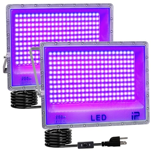 Eleganted XL-200 200W Black Light Flood Light UV Party Stage Outdoor Indoor