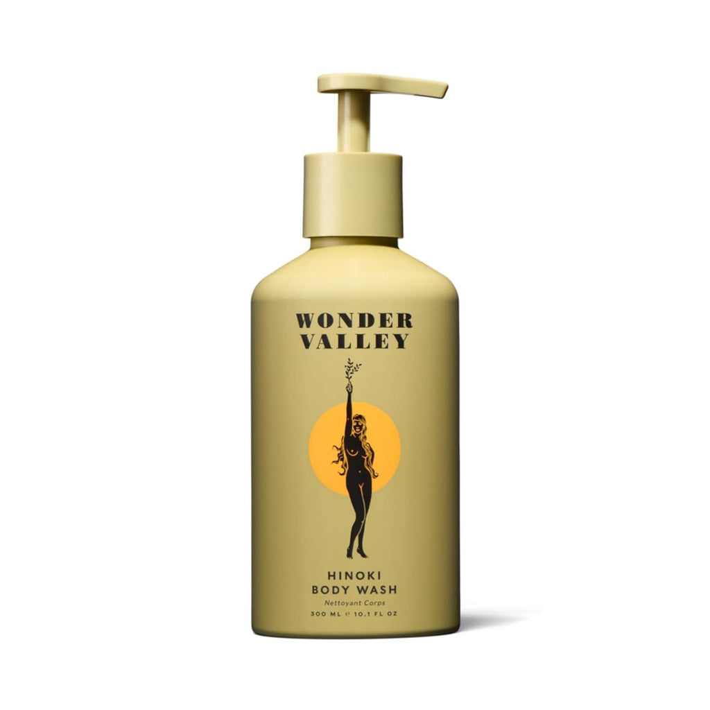 Wonder Valley Hinoki Body Wash - Vegan, Cruelty-Free Formula for All Skin Types | Hydrates & Cleanses (10.1 fl oz | 300 ml)