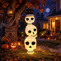 Large Outdoor Light Up Skeleton Halloween Decoration - 5FT with 60 Lights