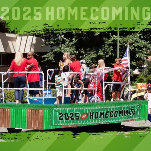 Football Homecoming Parade Float Decorations Kit - 12 Pcs, Includes Banners, Tassels & Wire Twists - Variation of THIS listing
