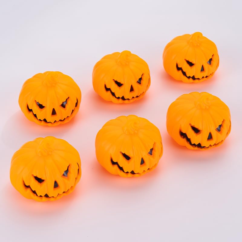 Mini LED Jack-o'-Lantern Pumpkin Lanterns Set - Halloween & Fall Decor - Pumpkin_A