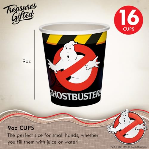 Ghostbusters Party Supplies Set - Serves 16 Guests, Decorations & Dinnerware, Birthday & Halloween