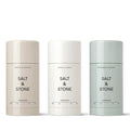 Salt & Stone Aluminum-Free Deodorant - Extra Strength 48-Hour Protection for All | Trio Set with Seaweed Extracts, Niacinamide & Prebiotics