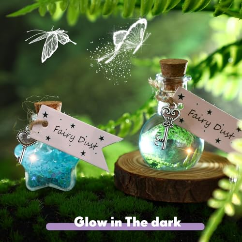 Fairy Magic Potion Kit with 24 Bottles for DIY Fairy Decorations and Party Crafts