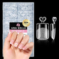 UNA GELLA Extra Short Sharp Square Nail Tips - 504PCS, Pre-Shaped, Long-Lasting